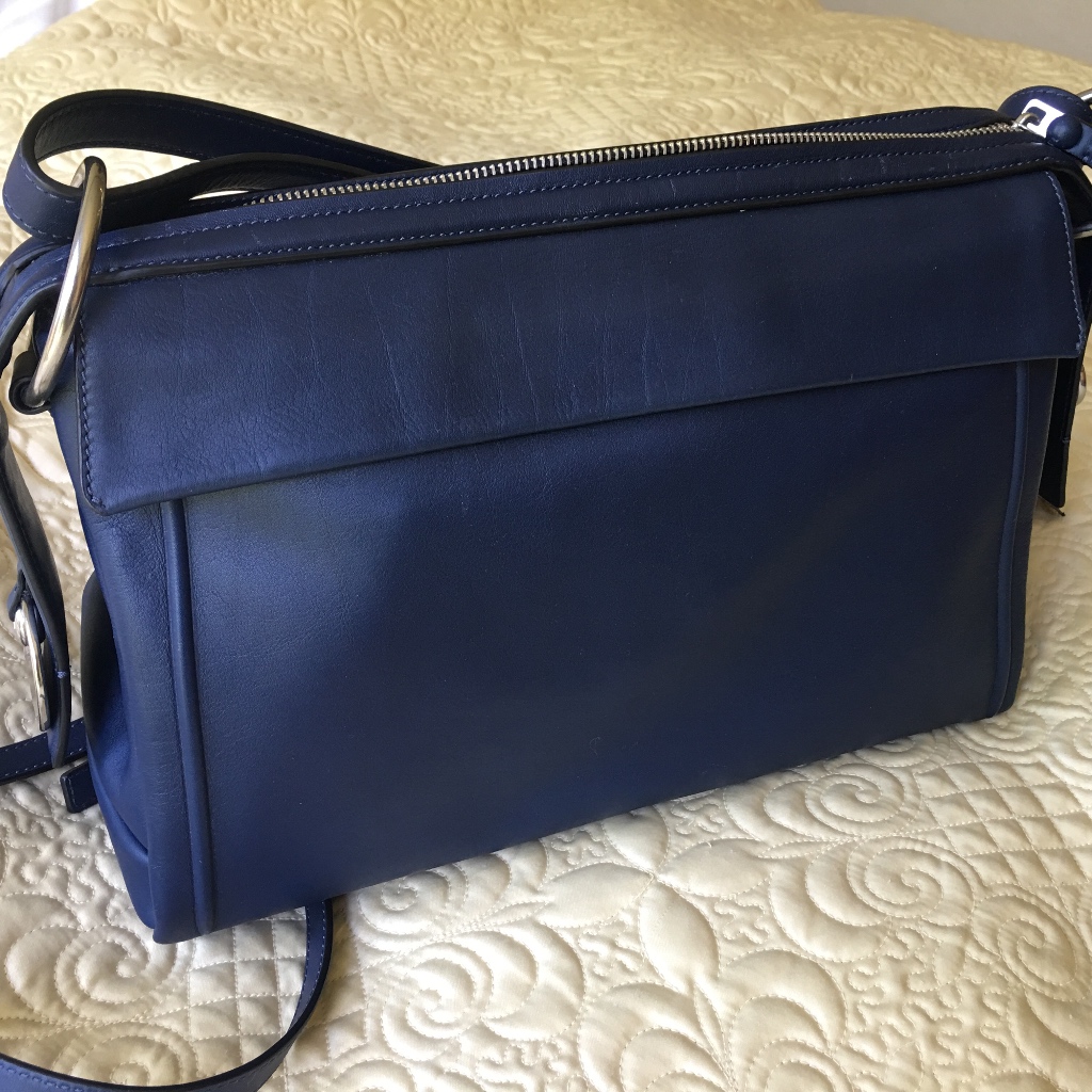 Gorgeous Blue Leather Marc By Marc Jacobs Bag Nwt